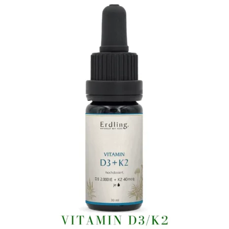 Vitamin D3 und K2-Supplement Natur