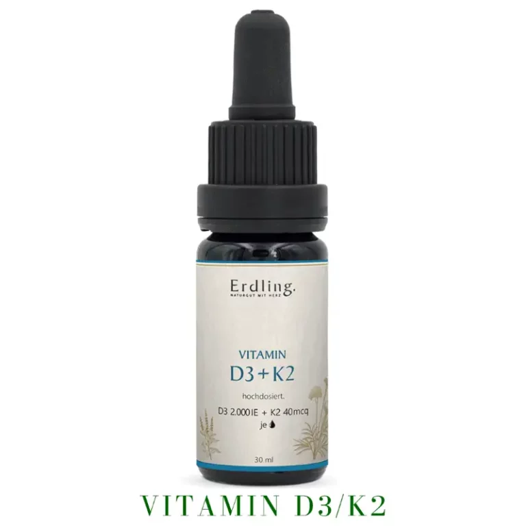 Vitamin D3 und K2-Supplement Natur